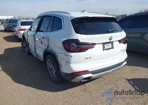 2022 BMW X3 Sdrive30I from USA, damaged, VIN 5UX43DP06N9M06632